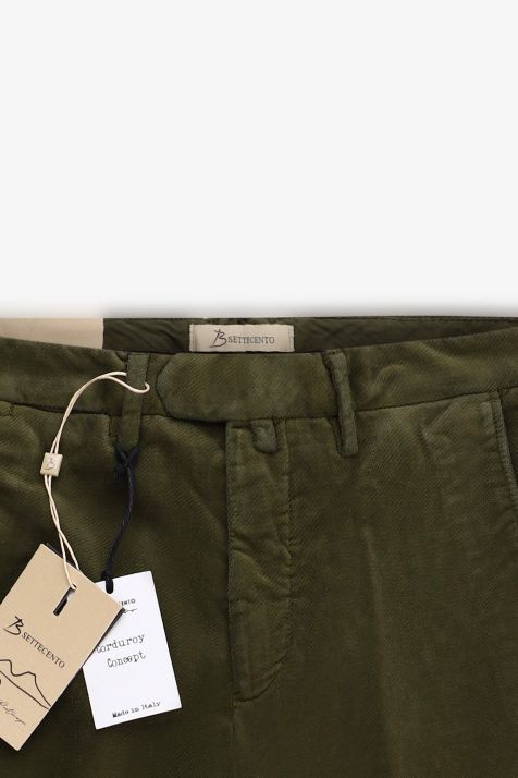 Pantalon Hombre B-Settecento Chino Slim Lisa 98% algodón, 2% elastano