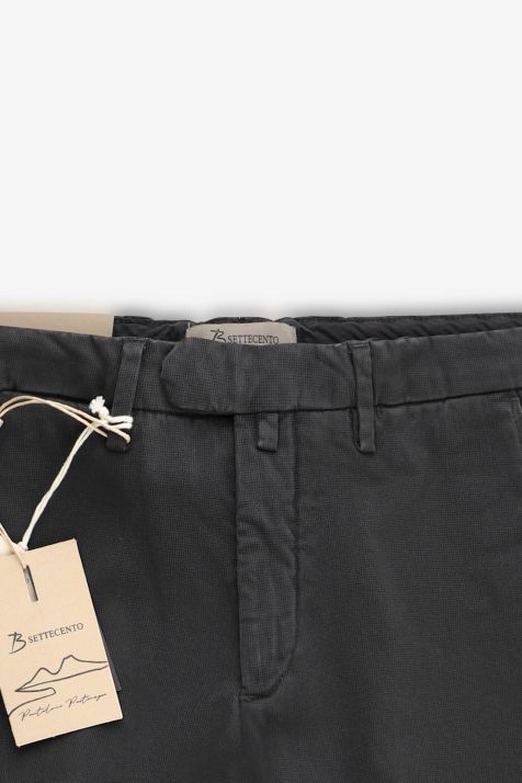 Men's Trouser B-Settecento Chino Slim Plain 98% cotton 2% ea