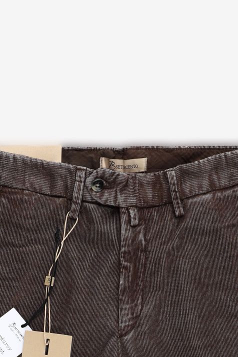 Hose Herren B-Settecento Chinos Slim Halb Unifarben 65 % Baumwolle, 33 % Polyamid, 2 % Elastan
