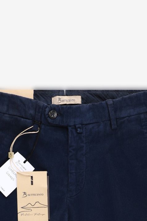 Men's Trouser B-Settecento Chino Slim Plain 98% cotton 2% ea