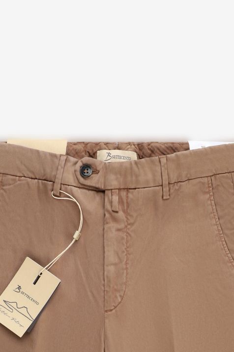 Hose Herren B-Settecento Chinos Slim Einfarbig 50% lycra 44% cotton 4% cashemere 2% ea