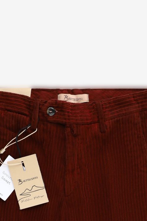 Hose Herren B-Settecento Chinos Slim Einfarbig 97% Baumwolle 3% elastan