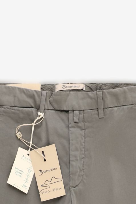 Pantalon Homme B-Settecento Chino Slim Uni 98% coton 2% élasthanne