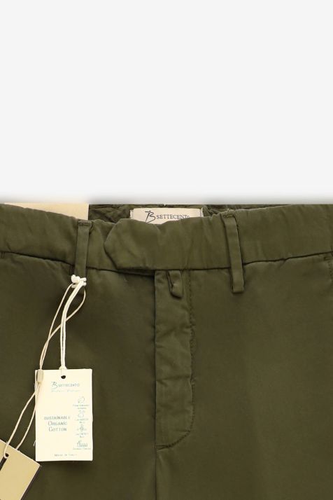 Pantalon Homme B-Settecento Chino Slim Uni 98% coton 2% élasthanne
