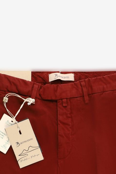 Pantalon Homme B-Settecento Chino Slim Uni 98 % coton, 2 % élasthanne