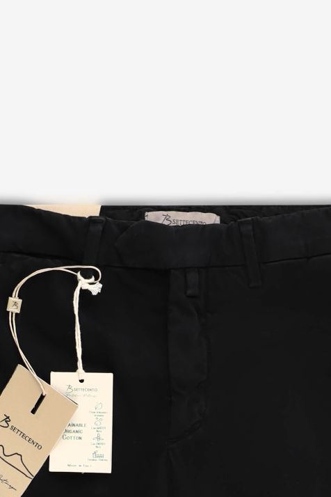 Men's Trouser B-Settecento Chino Slim Plain 98% cotton 2% elastan
