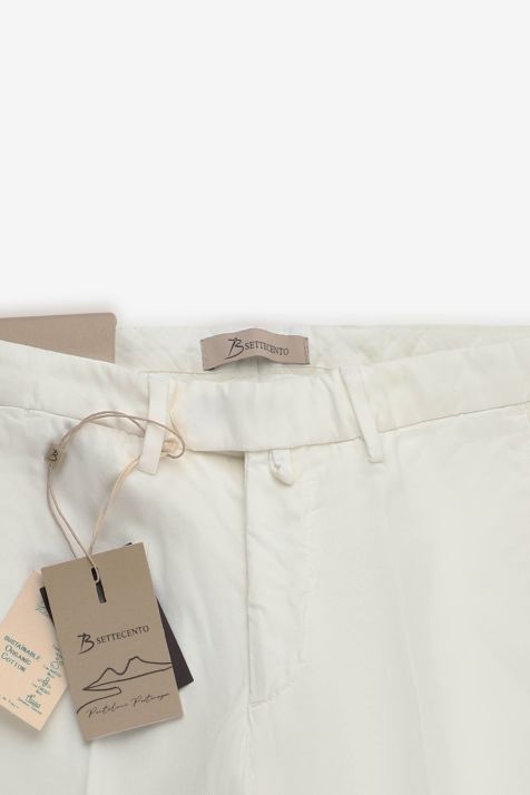 Pantalon Homme B-Settecento Chino Slim Uni 97% coton 3% elastan