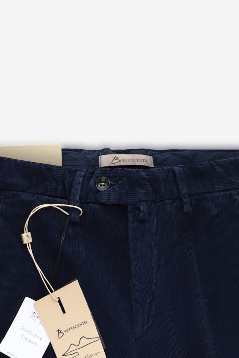 Men's Trouser B-Settecento Chino Slim Plain 97% cotton 3% elastan