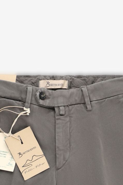 Pantalon Homme B-Settecento Chino Slim Uni 98% coton 2% élasthanne