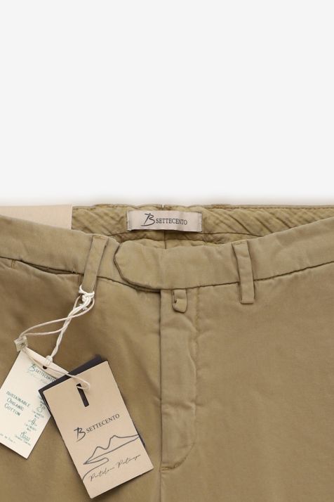 Pantalon Hombre B-Settecento Chino Slim Lisa 97% algodón 3% elastan