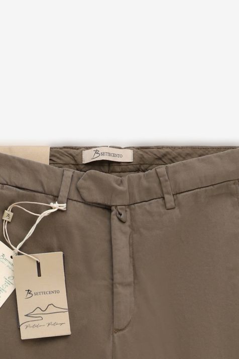 Hose Herren B-Settecento Chinos Slim Einfarbig 97% Baumwolle 3% elastan
