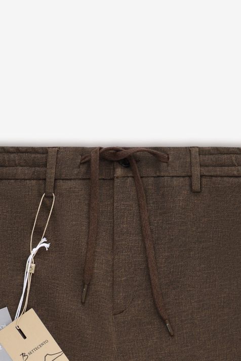 Hose Herren B-Settecento Chinos Slim Einfarbig 65% viscose 30% polyamide 5% ea