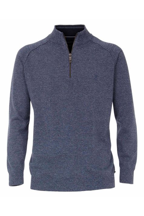 Jerseys Hombre Casamoda cremallera Classic Lisa  100% algodón de invierno