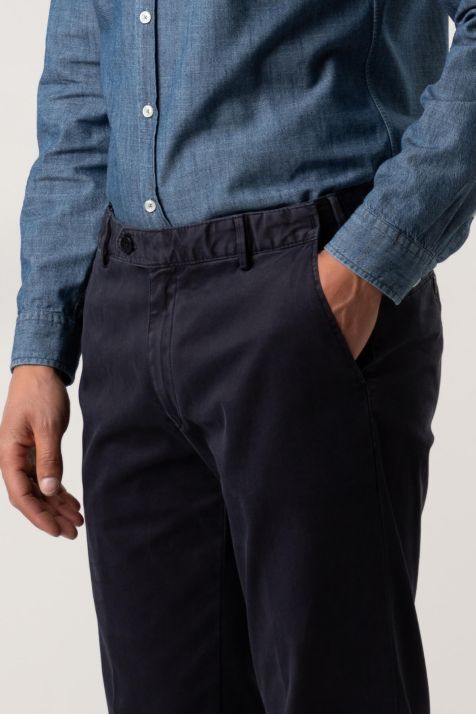 Hose Herren Meyer Chinos Regular Einfarbig 97% Baumwolle 3% elastan