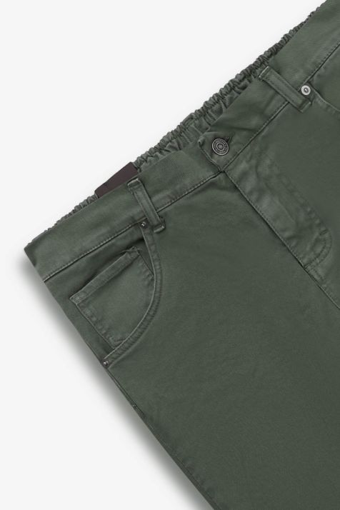 Men's Trouser Moro 5 Pocket Regular Plain 98% cotton 2% Dow XLA
