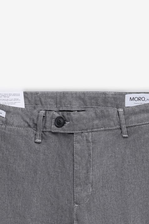 Men's Trouser Moro Chino Slim Plain 98% cotton 2% ea