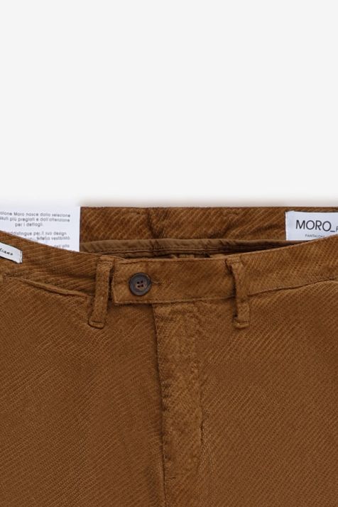 Men's Trouser Moro Chino Slim Plain 98% cotton 2% ea
