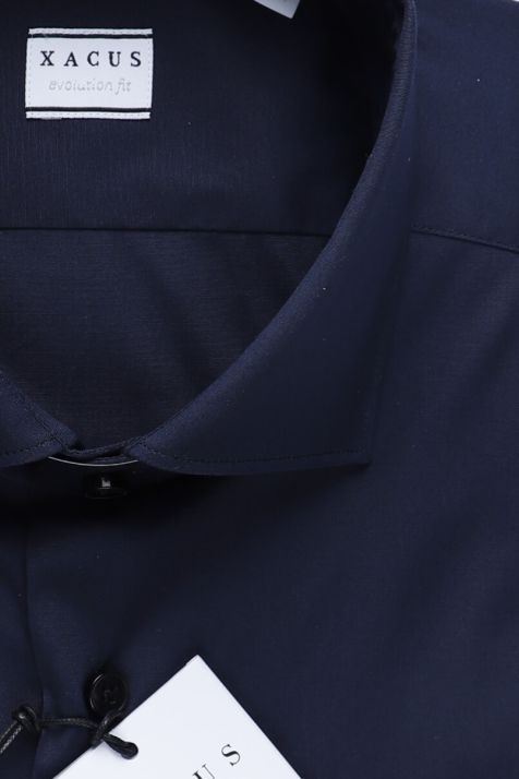Men's Shirt Xacus Classic Plain 96% cotton 4% elastan collar French Long sleeve