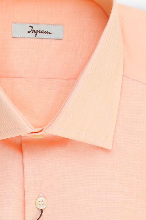 Men's Shirt Ingram Regular Plain 100% cotton collar French Long sleeve