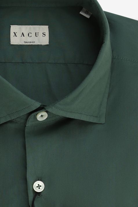 Chemise Homme Xacus Regular Uni 100% lin col Italien Manche longue