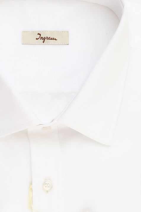 Men's Shirt Ingram Classic Plain 100% cotton collar French Long sleeve