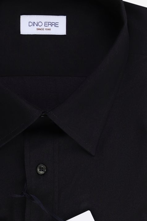 Chemise Homme Dino Erre Classic Uni 100% coton col Classique Manche longue