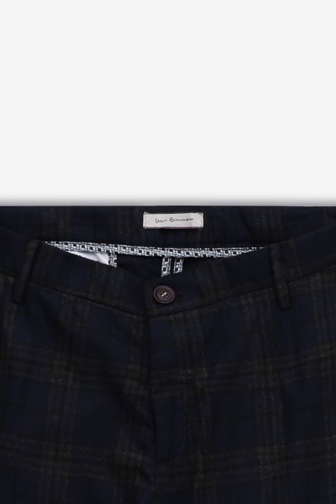 Hose Herren Yan Simmon Chinos Slim Karo 0% Wolle, 35% Polyester, 5% Polyamid