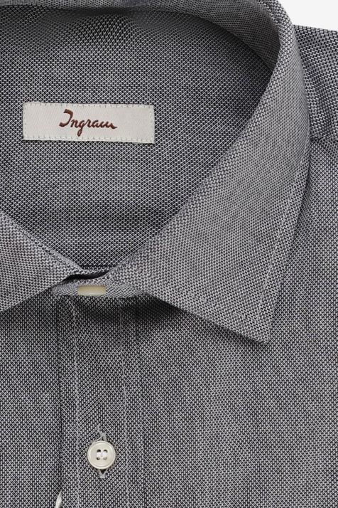 Camisa Hombre Ingram Classic Diseño  100% algodón cuello Francés Manga larga