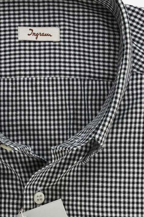 Chemise Homme Ingram Regular Carreaux 100% coton col Boutonné Manche longue