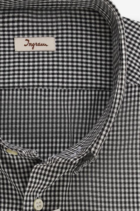 Hemd Herren Ingram Regular Karo 100% Baumwolle kragen Button-Down Lange Ärmel