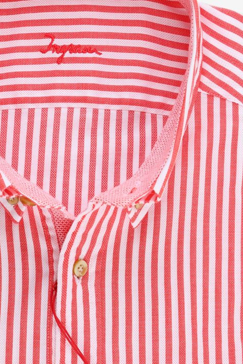 Men's Shirt Ingram Regular Stripe 100% cotton collar Button down Long sleeve