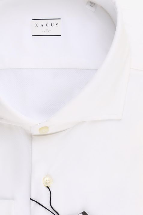 Men's Shirt Xacus Regular Plain 92% polyamide 8% ea collar French Long sleeve