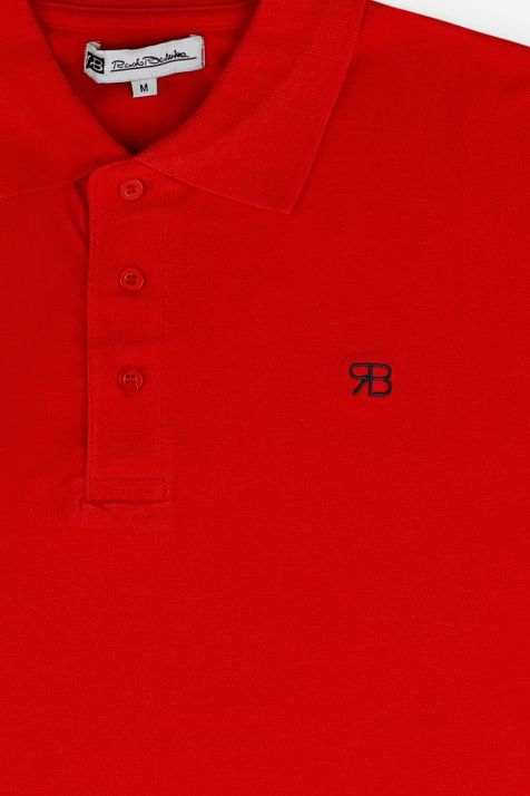 Men's Polo shirt Balestra Regular Plain 100% cotton Short sleeve