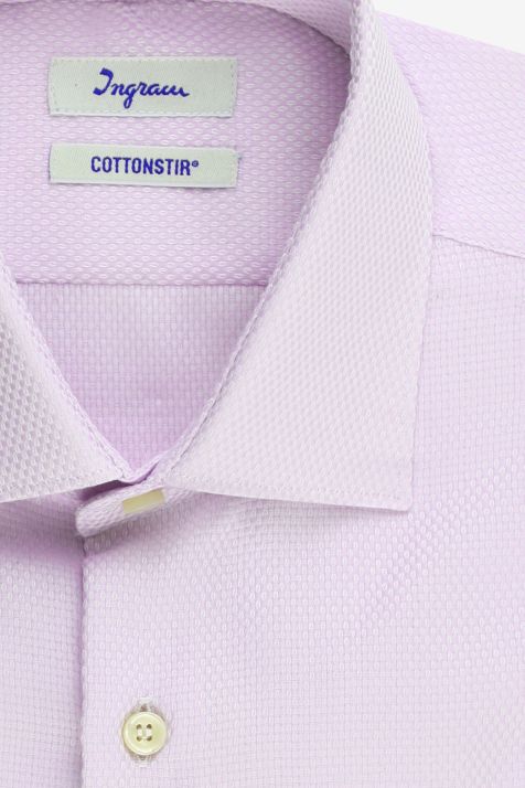 Camisa Hombre Ingram Slim No Plancha Diseño  100% algodón cuello Francés Manga larga