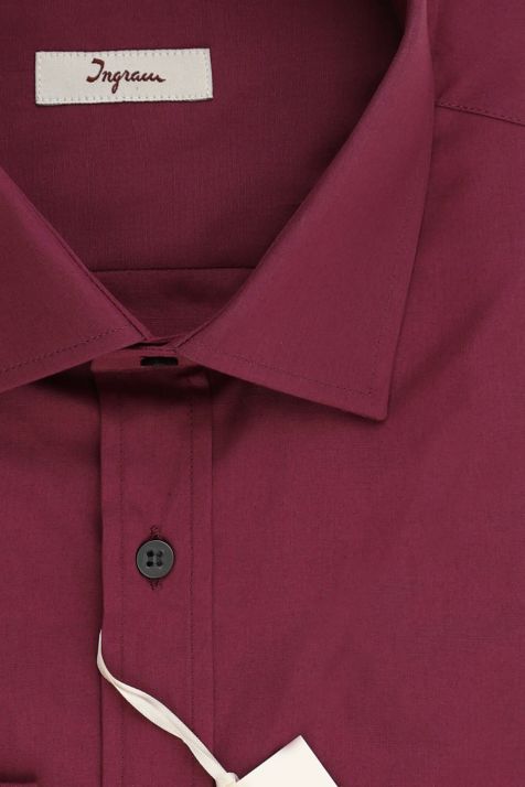Men's Shirt Ingram Classic Plain 100% cotton collar French Long sleeve