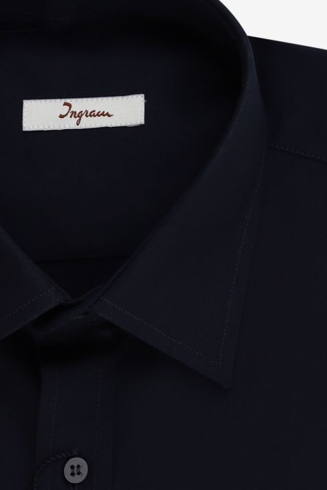 Chemise Homme Ingram Classic Uni 100% coton col Classique Manche longue
