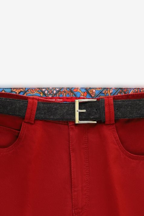Hose Herren Meyer 5 Pocket Regular Einfarbig 97% Baumwolle 3% elastan