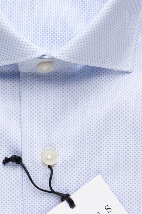 Camisa Hombre Xacus Regular Diseño  100% algodón cuello Francés Manga larga