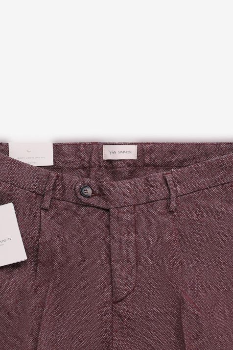 Hose Herren Yan Simmon Chinos Slim Halb Unifarben 67% cotton 32% polyamide 1% ea