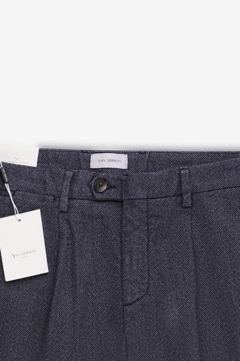 Hose Herren Yan Simmon Chinos Slim Halb Unifarben 67% cotton 32% polyamide 1% ea