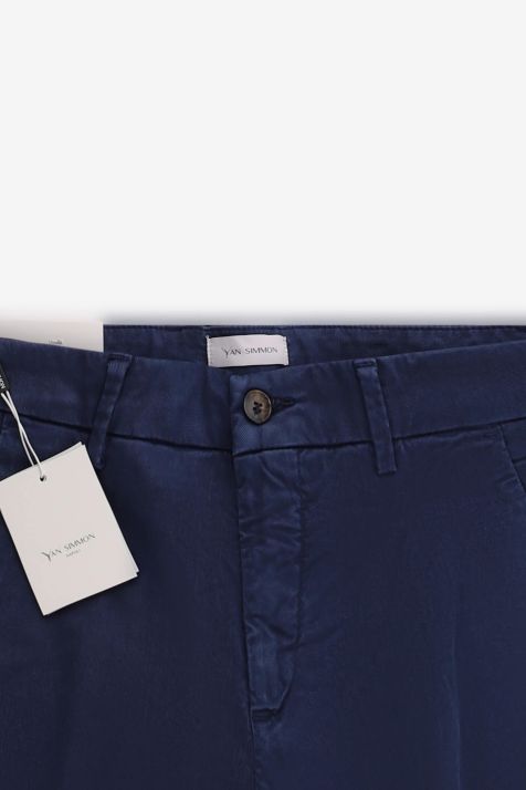 Pantalon Homme Yan Simmon Chino Slim Uni 50% Coton, 44% Lyocell, 4% Soie, 2% Élasthanne