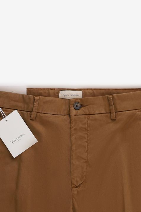 Men's Trouser Yan Simmon Chino Slim Plain 50% cotton  44% ly 4% silk 2% ea