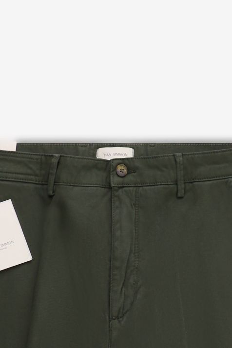 Hose Herren Yan Simmon Chinos Slim Einfarbig 97% Leinen, 3% Baumwolle