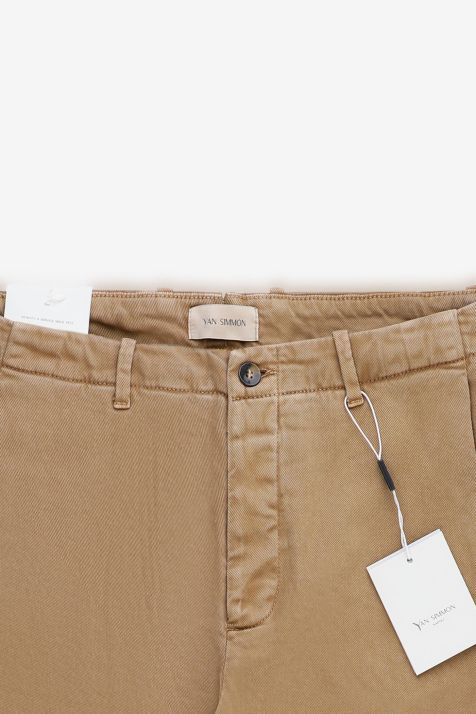 Hose Herren Yan Simmon Chinos Slim Einfarbig 99 % Baumwolle, 1 % Elastan
