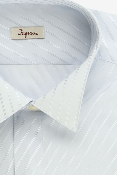 Hemd Herren Ingram Classic Einfarbig 60% Baumwolle, 40% Viskose kragen Kläppchenkragen Lange Ärmel