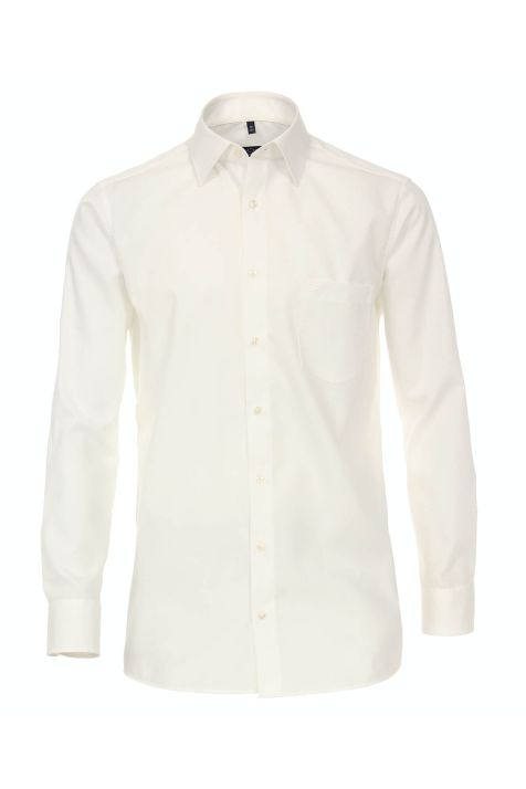 Camisa Hombre Casamoda Comfort No Plancha Lisa cuello Francés Manga larga
