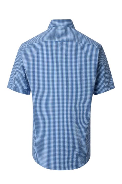Hemd Herren Casamoda Classic Karo kragen Button-Down Kurze Ärmel