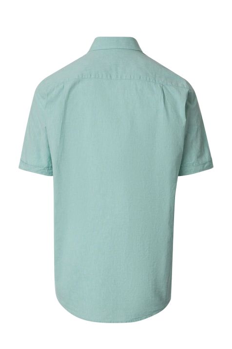 Camisa Hombre Casamoda Classic Lisa cuello Italiano Manga corta