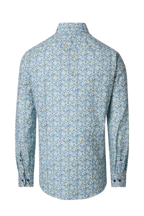Chemise Homme Casamoda Classic Motifs col Boutonné Manche longue