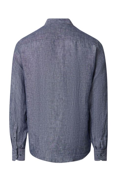 Hemd Herren Casamoda Classic Einfarbig kragen Mandarinkragen Lange Ärmel